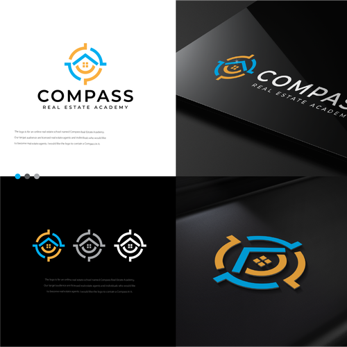 What company has a compass logo? - 99designs