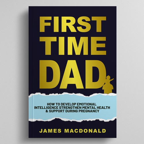 Book cover art appealing to First Time Dad & Expectant Mums Design réalisé par Dynaaa