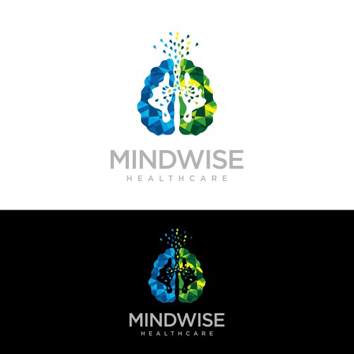 Create a logo for a startup brain health clinic (Mindwise Healthcare) Design by Custom Logo Graphic