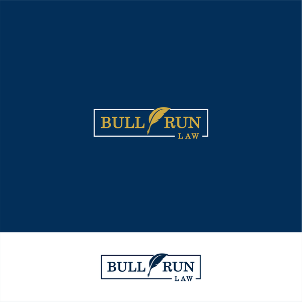 Quill Logo Concept For Bull Run Law