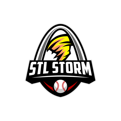 Youth Baseball Logo - STL Storm Design by Dr_22