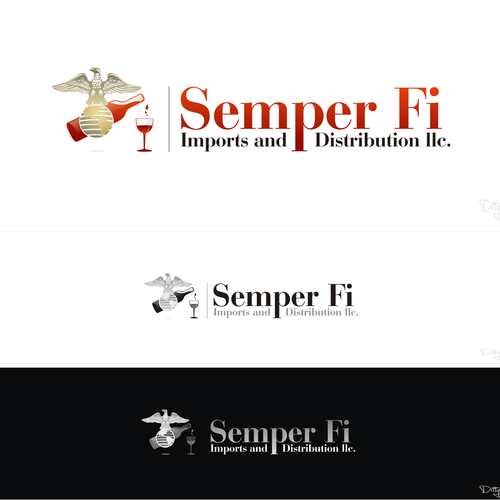 semper fi logo vector