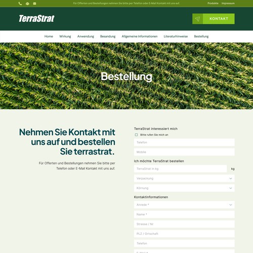 Designs | Unipoint / Redesign and TerraStrat | Web page design contest