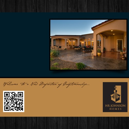 Brochure for luxury custom home builder Design by sercor80