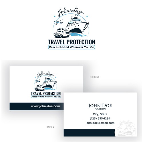 Logo and Biz Cards for Travel Company Design by monalishas