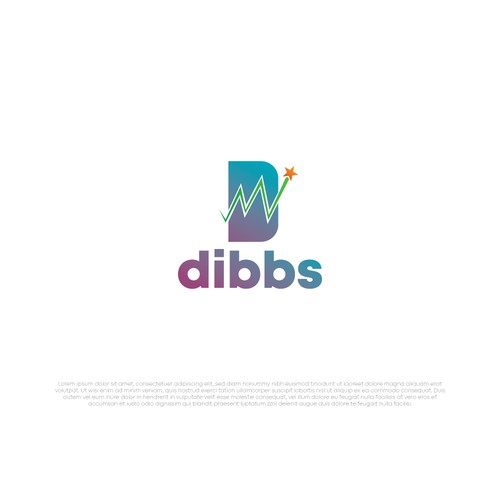 Dibbs - logo for fractional sports card trading market Design by Efer Studio