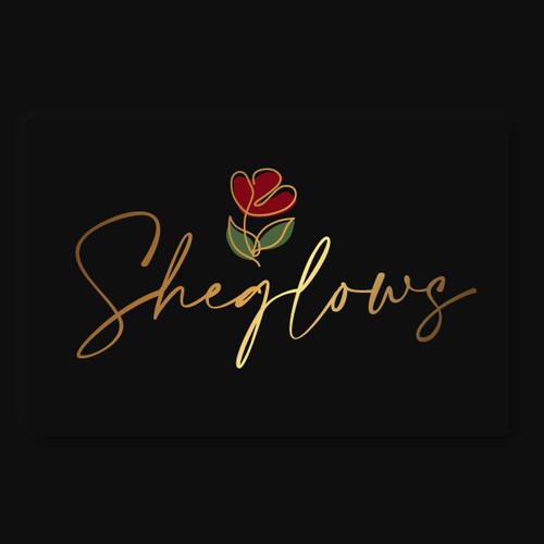 Let's help women glow! Design a beautiful logo for SheGlows Design by QPR