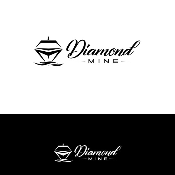 Design by Louka. titled "Diamond Mine logo"