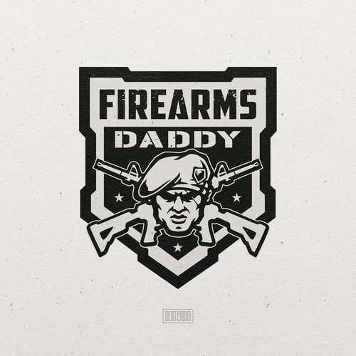 Epic logo design for a firearm informational resource Design by Dexterous™