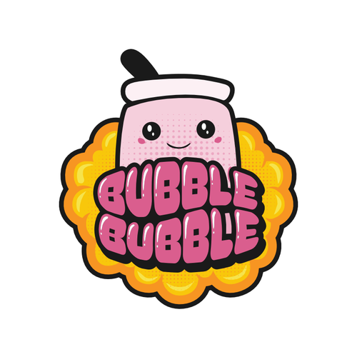 BUBBLE BUBBLE, brand of Bubble tea need its logo Design by d'jront