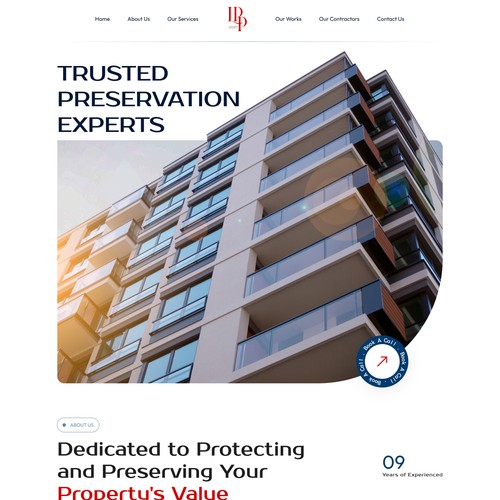 Design a Modern Property Preservation Website Company Design by MercClass