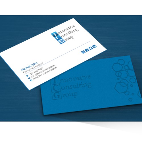 ICG Business Cards Design by fastdesign86