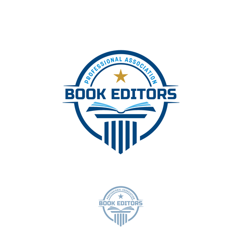 Logo for a Modern Professional Association of Book Editors Design by Eli-