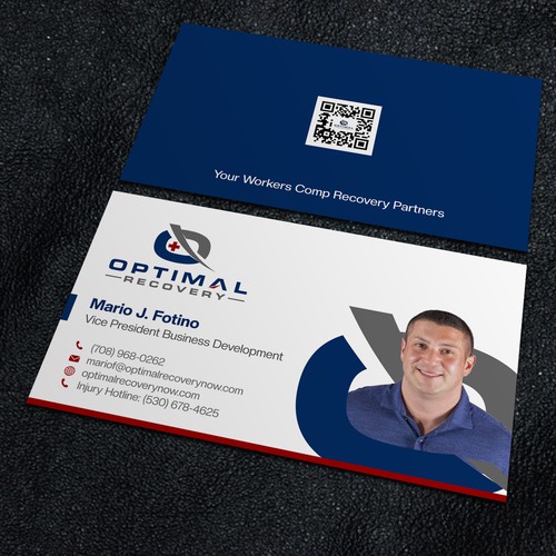 Optimal Recovery Business Card Design by Xclusive16