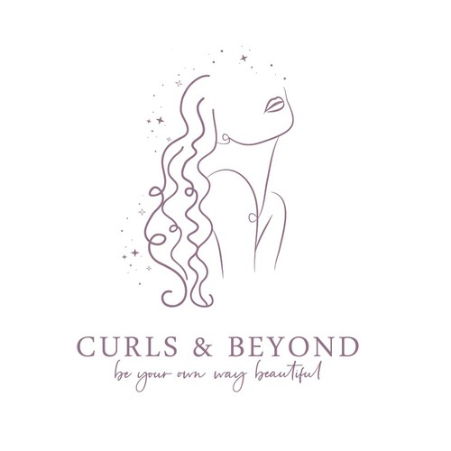Logo for curly hair brand Design by ViMari_art