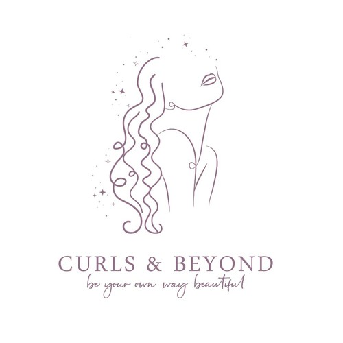 Logo for curly hair brand Design réalisé par ViMari_art