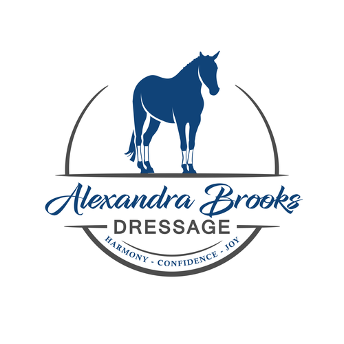 Design a classy/modern dressage (horse) training logo Design by Rziko1