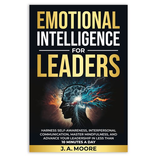 Need an Emotional Intelligence for leaders book cover. Design by Unboxing Studio