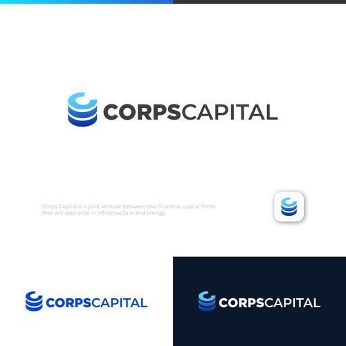 Logo for investment capital firm specializing in infrastructure and energy Design by Ityanjaoehar®