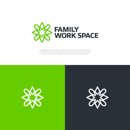 Unique family friendly co-working space needs logo Design by suzie