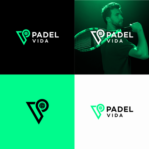 Design a fresh and memorable logo for a cutting edge Padel club in San Diego. Design by Kal  El