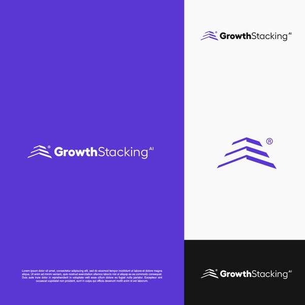 Design by Ryan Rahadiansyah titled "Growth Stacking Logo"
