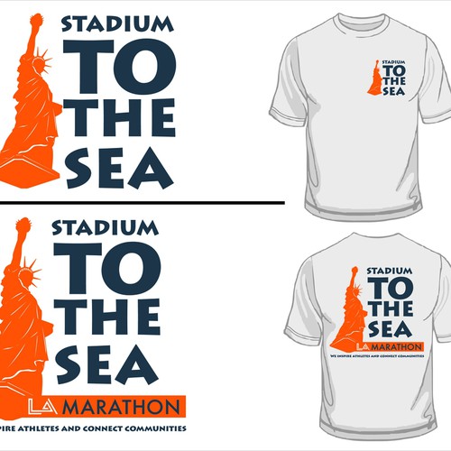 LA Marathon Design Competition Design by appleART™