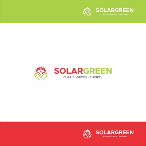 Logo for solar retailer, SolarGreen Diseño de IEL'S