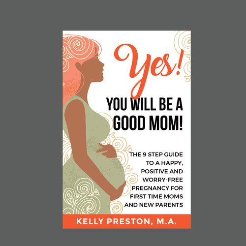 Design an ebook cover to reflect the beauty of pregnancy, and get rid of the new mom's fears. Design by romy