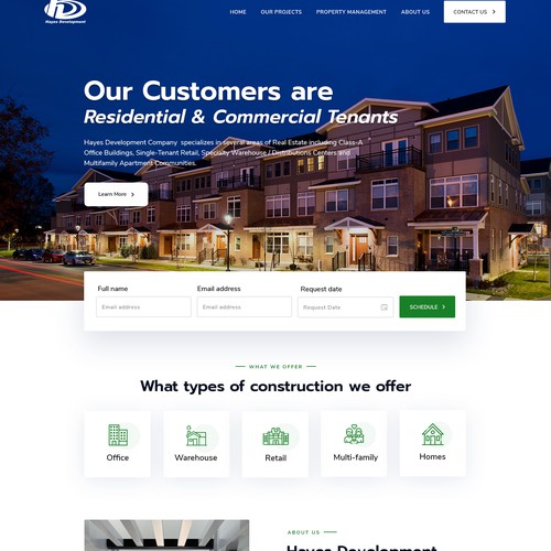 **Upgrade** existing website.  Tons of High Res existing imagery! Design by FuturisticBug