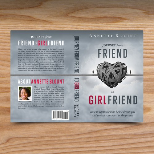 Design a book cover that is fun and playful to help single women experience love beyond friendship Design by U.T