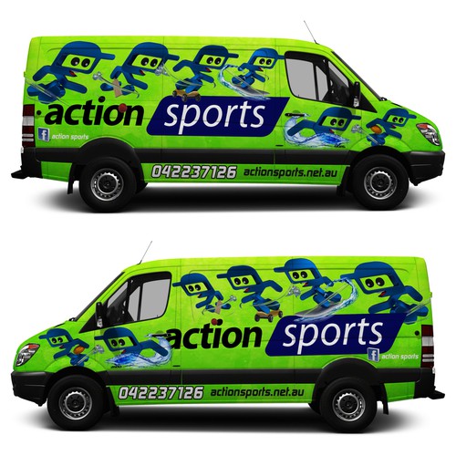 THE BEST VAN WRAP IN THE WORLD Design by TANSA ART