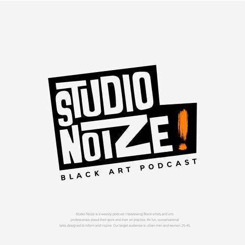 Podcast logo for Black art podcast Design von smitadesign