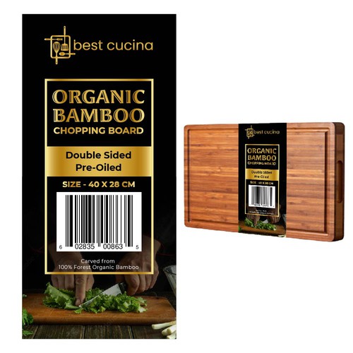 Bamboo Chopping Board Colour Card (2 Bamboo Chopping Board Models) Design by line2code