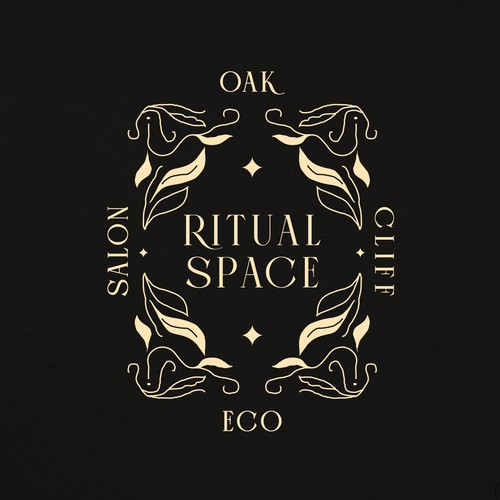 "Eco-friendly, botanical hair salon with a mystical, vintage vibe looking for a logo." winning Logo design