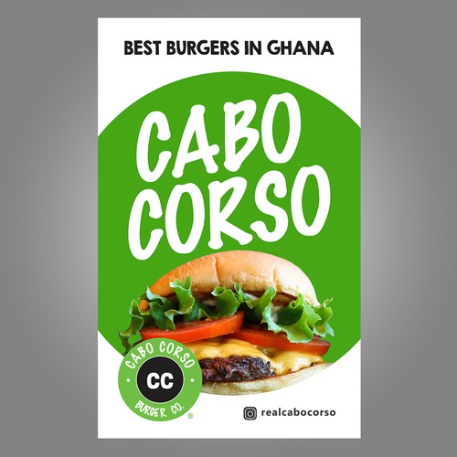 Billboard for Burger Company Design by thecube83