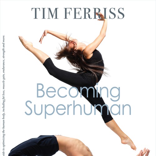 "Becoming Superhuman" Book Cover Design by sofiesticated