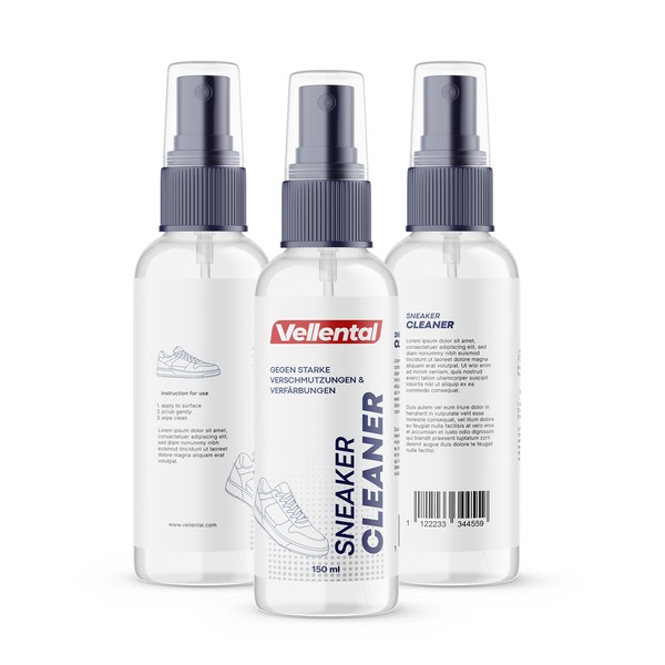 LABEL DESIGN FOR SNEAKER CLEANER