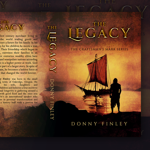Book cover for epic 1st century story with historical implications Design by lidia.puccetti