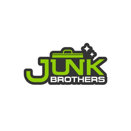 Fun logo for our local, family owned junk removal business Design by NuriCreative