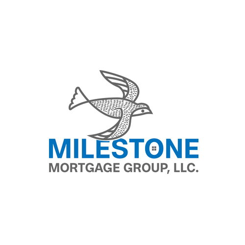 Milestone Mortgage Logo Design by maribo