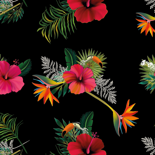 Tropical Fabric Print - Textile Designers & Illustrators Los Angeles fashion brand needs your designs Design by ash00 Designs