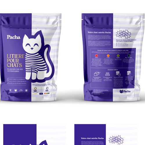 Cat Litter startup Minimalistic packaging - Contest Design by SONUPARMAR