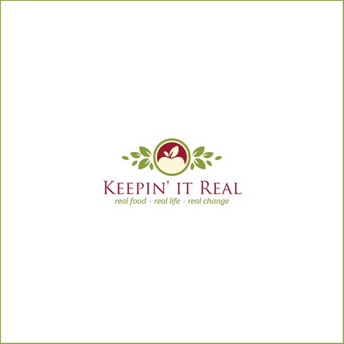 Create a cool original logo design with an impactful icon for a Real
Food blog. Design by vladecs3