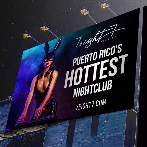 Billboard for a Nightclub and Gentlemen’s Club Design by Deep@rt