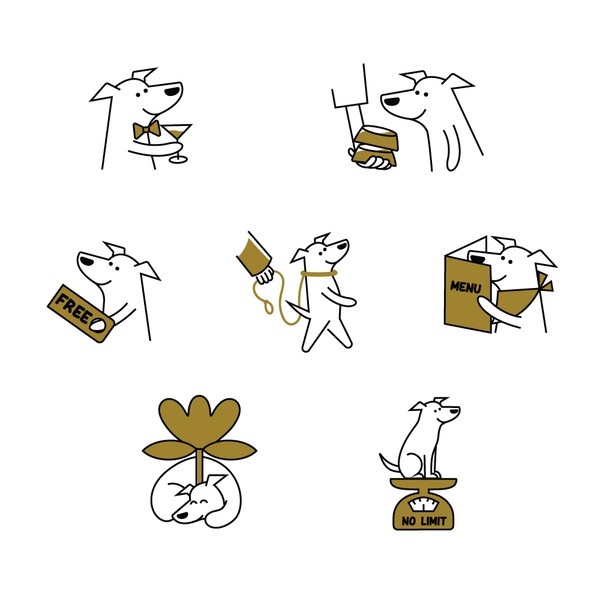 Custom Dog-Friendly Hotel Icons for Website