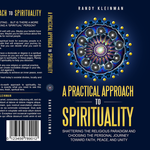 Designs | Cover for book on a down-to-earth approach to spirituality ...