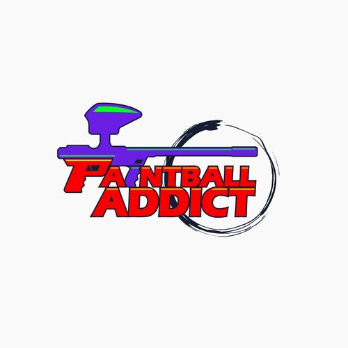 Paintball YouTube Channel logo Design by royan mj