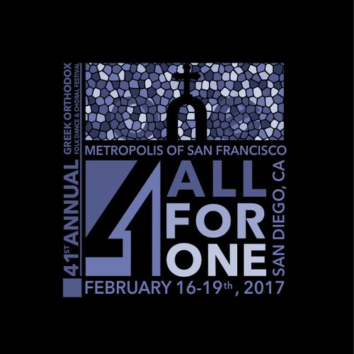 Greek Folk Dance and Choral Festival Annual Logo Design by Jong Java