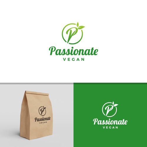 I need a logo design for my brand "Passionate Vegan" Design by Anut Bigger